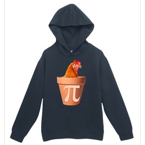 Chicken Pot Pi Funny Math Chicken Pot Pie Graphic Design Gift Urban Pullover Hoodie