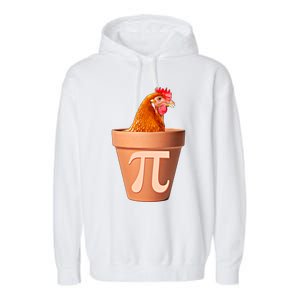 Chicken Pot Pi Funny Math Chicken Pot Pie Graphic Design Gift Garment-Dyed Fleece Hoodie