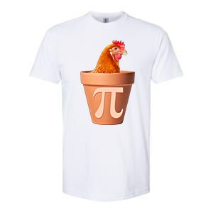 Chicken Pot Pi Funny Math Chicken Pot Pie Graphic Design Gift Softstyle CVC T-Shirt