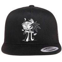Chicken Pot Pie Pi Lovers Day Flat Bill Trucker Hat
