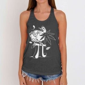 Chicken Pot Pie Pi Lovers Day Women's Knotted Racerback Tank