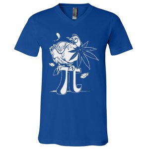 Chicken Pot Pie Pi Lovers Day V-Neck T-Shirt