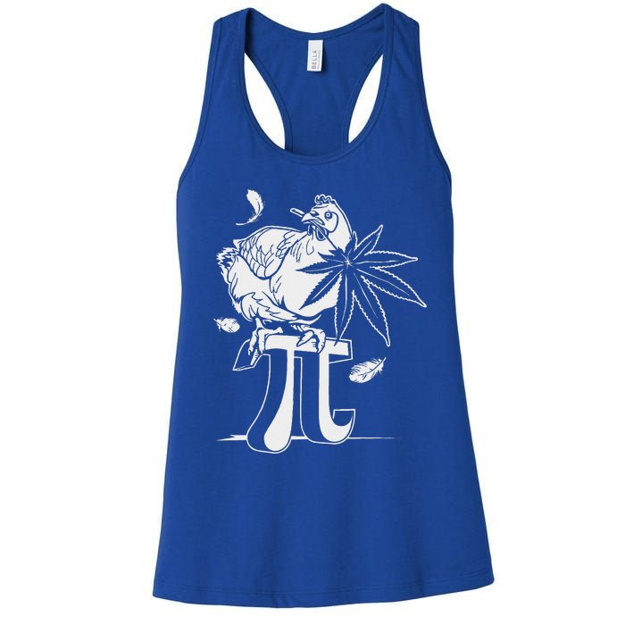 Chicken Pot Pie Pi Lovers Day Women's Racerback Tank