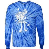 Chicken Pot Pie Pi Lovers Day Tie-Dye Long Sleeve Shirt