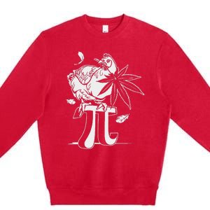 Chicken Pot Pie Pi Lovers Day Premium Crewneck Sweatshirt