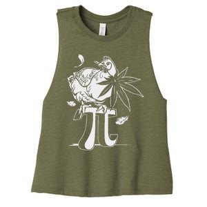 Chicken Pot Pie Pi Lovers Day Women's Racerback Cropped Tank