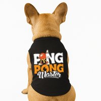 Cool Ping Pong Master For Table Tennis And Ping Pong Cool Gift Doggie Tank