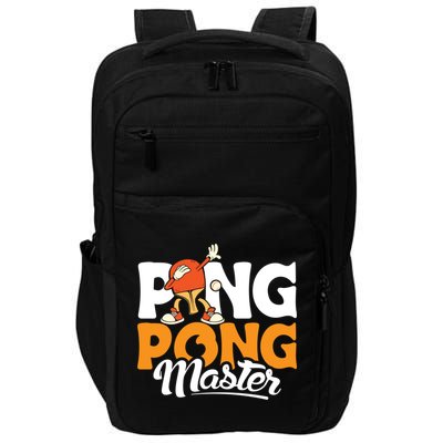Cool Ping Pong Master For Table Tennis And Ping Pong Cool Gift Impact Tech Backpack