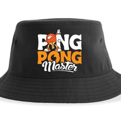 Cool Ping Pong Master For Table Tennis And Ping Pong Cool Gift Sustainable Bucket Hat
