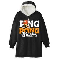 Cool Ping Pong Master For Table Tennis And Ping Pong Cool Gift Hooded Wearable Blanket