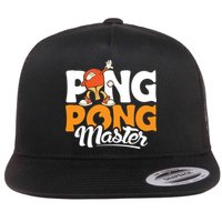 Cool Ping Pong Master For Table Tennis And Ping Pong Cool Gift Flat Bill Trucker Hat