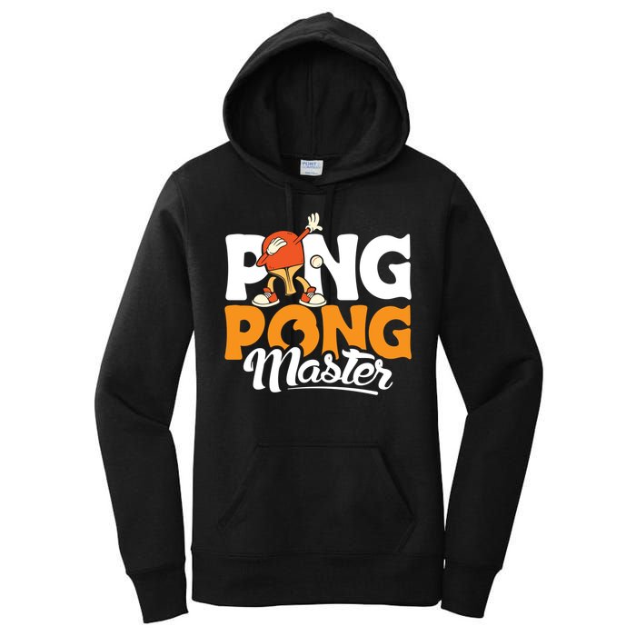 Cool Ping Pong Master For Table Tennis And Ping Pong Cool Gift Women's Pullover Hoodie