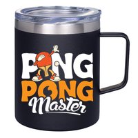 Cool Ping Pong Master For Table Tennis And Ping Pong Cool Gift 12oz Stainless Steel Coffee Mug