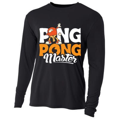 Cool Ping Pong Master For Table Tennis And Ping Pong Cool Gift Cooling Performance Long Sleeve Crew