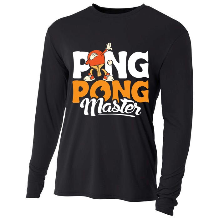 Cool Ping Pong Master For Table Tennis And Ping Pong Cool Gift Cooling Performance Long Sleeve Crew