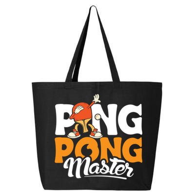 Cool Ping Pong Master For Table Tennis And Ping Pong Cool Gift 25L Jumbo Tote