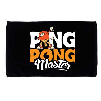 Cool Ping Pong Master For Table Tennis And Ping Pong Cool Gift Microfiber Hand Towel
