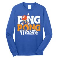 Cool Ping Pong Master For Table Tennis And Ping Pong Cool Gift Long Sleeve Shirt