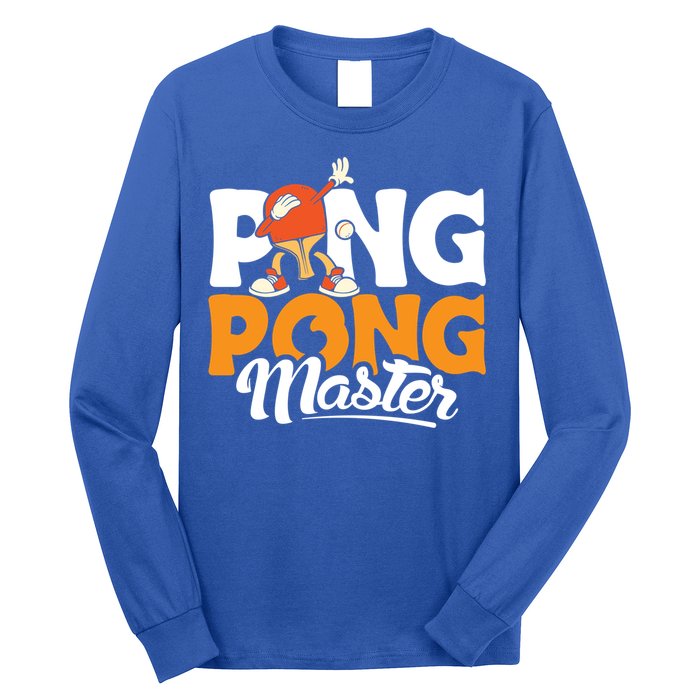 Cool Ping Pong Master For Table Tennis And Ping Pong Cool Gift Long Sleeve Shirt