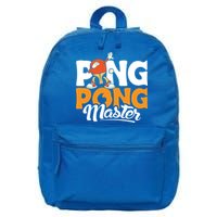 Cool Ping Pong Master For Table Tennis And Ping Pong Cool Gift 16 in Basic Backpack