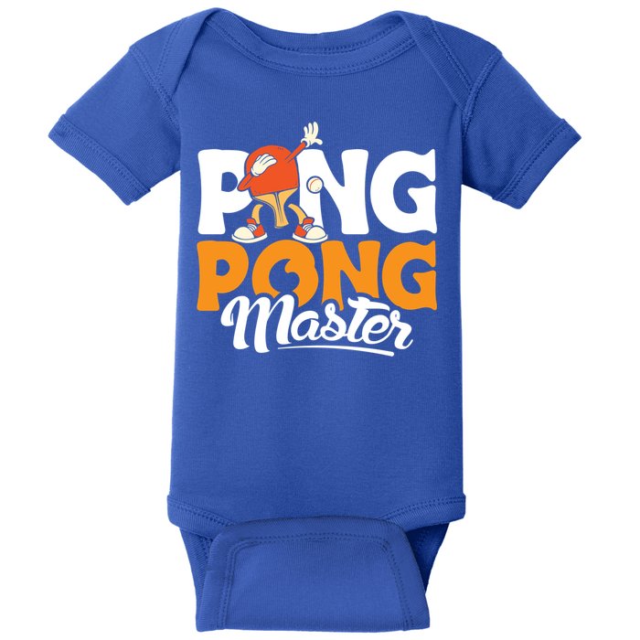 Cool Ping Pong Master For Table Tennis And Ping Pong Cool Gift Baby Bodysuit