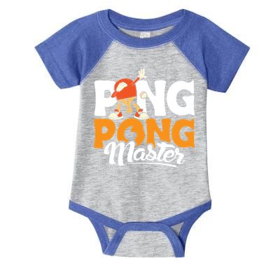 Cool Ping Pong Master For Table Tennis And Ping Pong Cool Gift Infant Baby Jersey Bodysuit