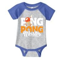 Cool Ping Pong Master For Table Tennis And Ping Pong Cool Gift Infant Baby Jersey Bodysuit