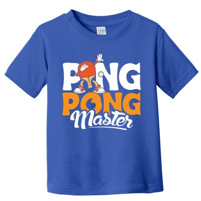 Cool Ping Pong Master For Table Tennis And Ping Pong Cool Gift Toddler T-Shirt