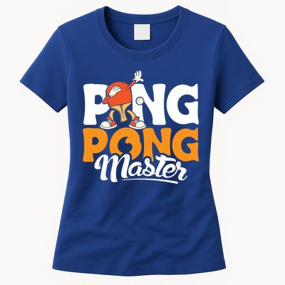 Cool Ping Pong Master For Table Tennis And Ping Pong Cool Gift Womens T-Shirt