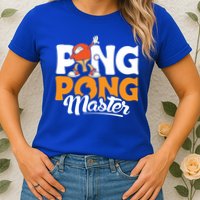 Cool Ping Pong Master For Table Tennis And Ping Pong Cool Gift Womens T-Shirt