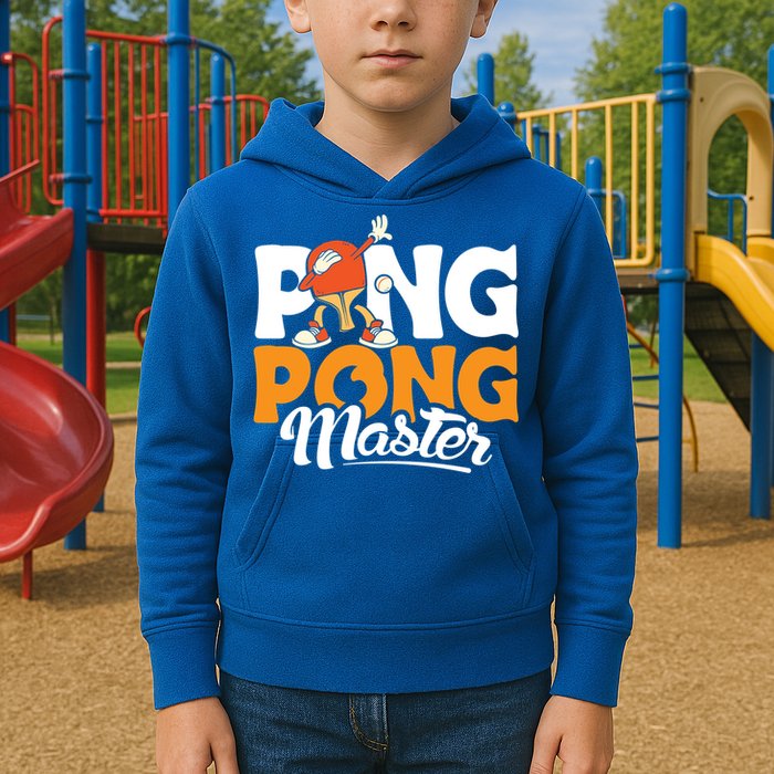 Cool Ping Pong Master For Table Tennis And Ping Pong Cool Gift Kids Hoodie