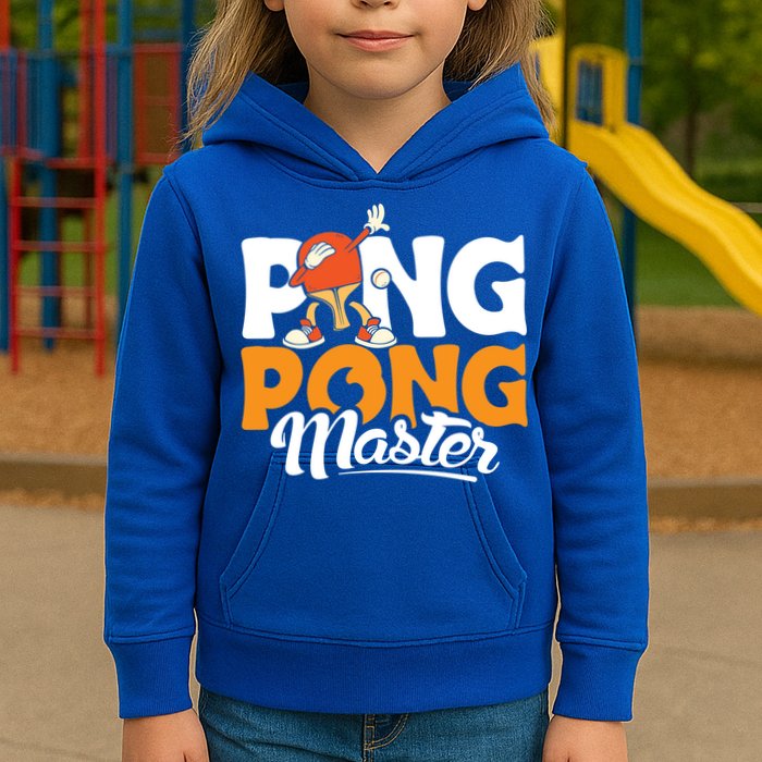 Cool Ping Pong Master For Table Tennis And Ping Pong Cool Gift Kids Hoodie
