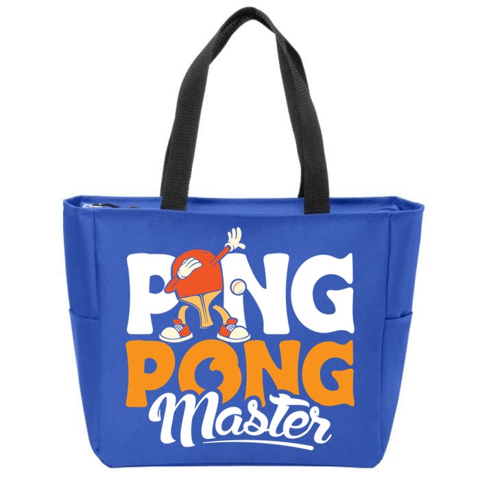 Cool Ping Pong Master For Table Tennis And Ping Pong Cool Gift Zip Tote Bag