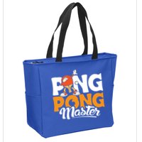 Cool Ping Pong Master For Table Tennis And Ping Pong Cool Gift Zip Tote Bag
