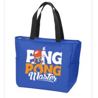 Cool Ping Pong Master For Table Tennis And Ping Pong Cool Gift Zip Tote Bag