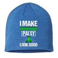 Cerebral Palsy Patient Cp Green Awareness Ribbon Advocates Gift Sustainable Beanie