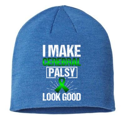 Cerebral Palsy Patient Cp Green Awareness Ribbon Advocates Gift Sustainable Beanie