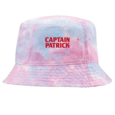 Captain Patrick Personalized Name Custom Nickname Boating Gift Tie-Dyed Bucket Hat