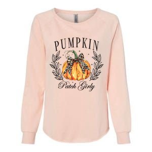 Coquette Pumpkin Patch Girly Pumpkin Fall Halloween Womens California Wash Sweatshirt