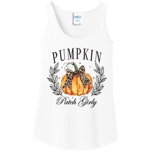 Coquette Pumpkin Patch Girly Pumpkin Fall Halloween Ladies Essential Tank