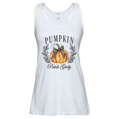 Coquette Pumpkin Patch Girly Pumpkin Fall Halloween Ladies Essential Flowy Tank