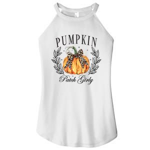 Coquette Pumpkin Patch Girly Pumpkin Fall Halloween Women's Perfect Tri Rocker Tank