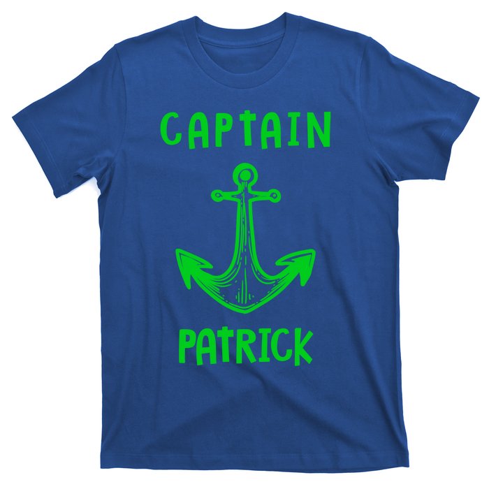 Captain Patrick Personalized Name Funny Pontoon Captain Gift T-Shirt