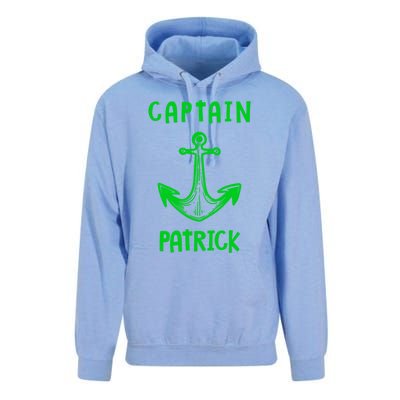 Captain Patrick Personalized Name Funny Pontoon Captain Gift Unisex Surf Hoodie