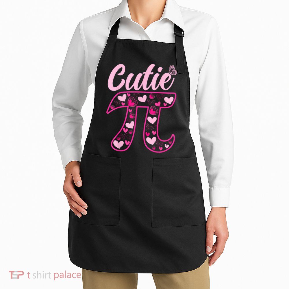Cutie Pie Pi Day 3.14 Math Teachers Students Women Girl Apron
