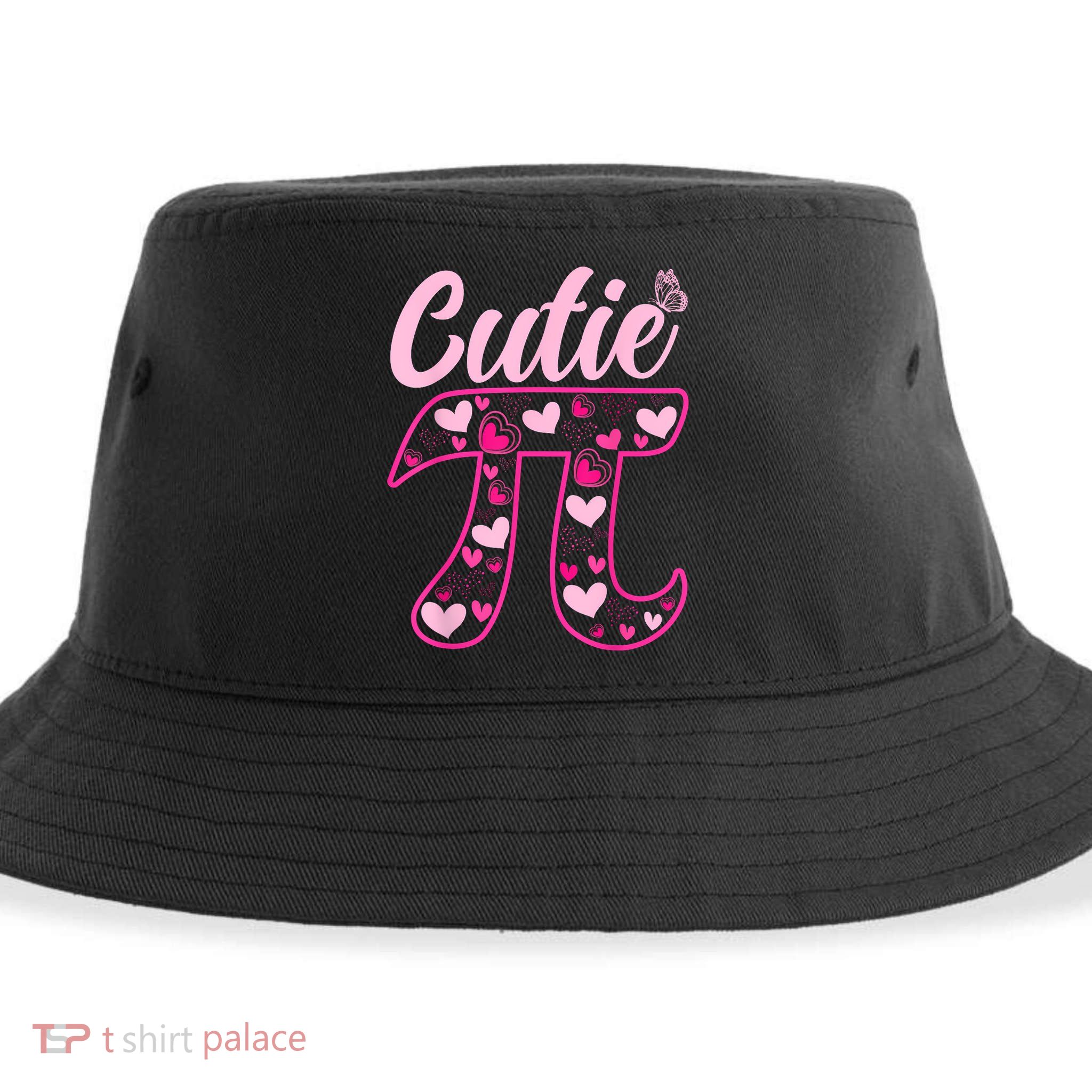Cutie Pie Pi Day 3.14 Math Teachers Students Women Girl Sustainable Bucket Hat