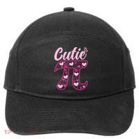 Cutie Pie Pi Day 3.14 Math Teachers Students Women Girl 7-Panel Snapback Hat