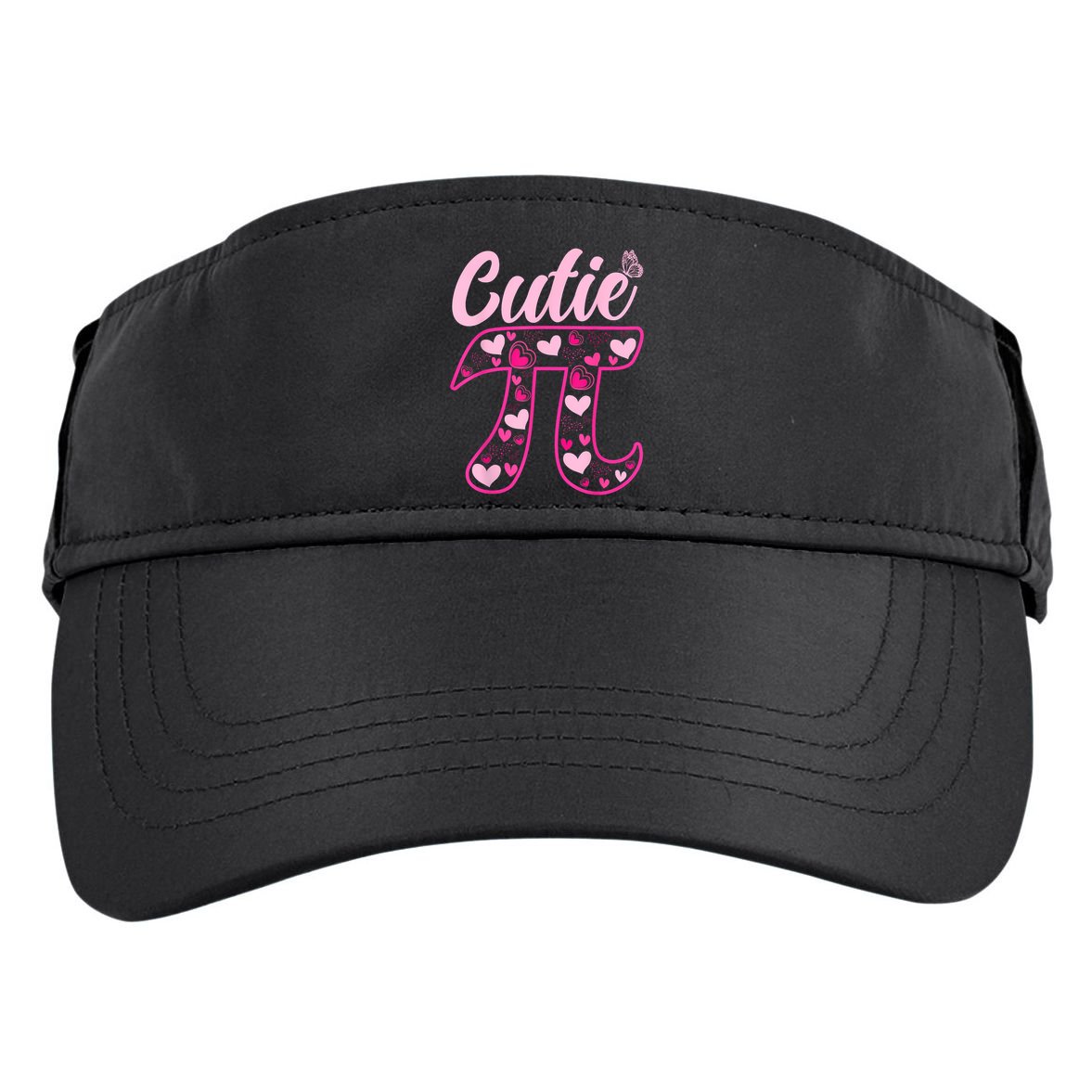 Cutie Pie Pi Day 3.14 Math Teachers Students Women Girl Adult Drive Performance Visor
