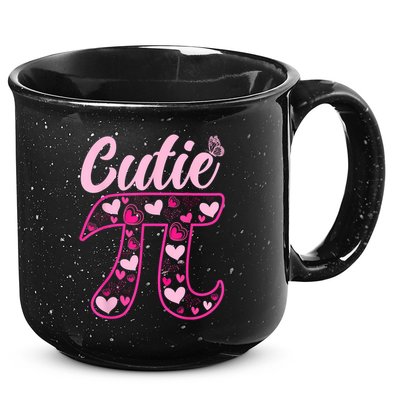 Cutie Pie Pi Day 3.14 Math Teachers Students Women Girl 15oz Campfire Ceramic Mug