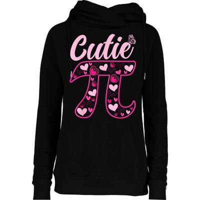 Cutie Pie Pi Day 3.14 Math Teachers Students Women Girl Womens Funnel Neck Pullover Hood